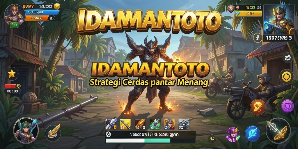 Tampilan gameplay <strong>IDAMANTOTO</strong> dengan strategi yang menegangkan dan visual menarik.