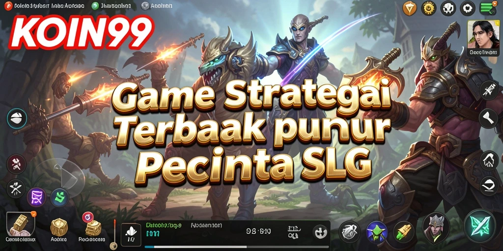 Tampilan gameplay KOIN99 yang penuh strategi dan kekuatan.