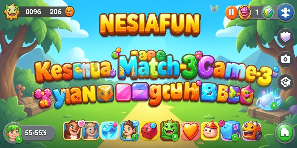 Tampilan gameplay <strong>NESIAFUN</strong> yang menarik dan interaktif.