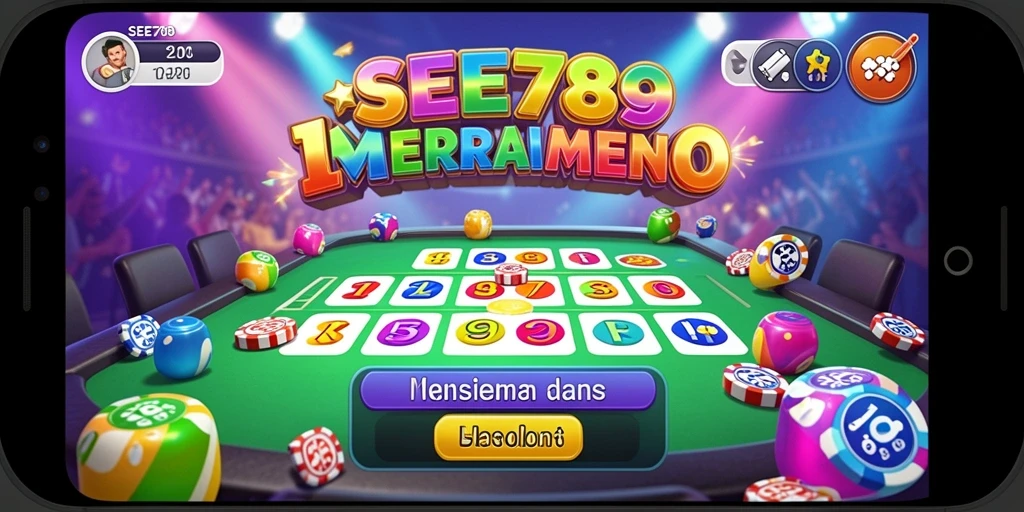 Screenshot utama SEE789 menampilkan gameplay Bingo yang seru dan mengasyikkan.