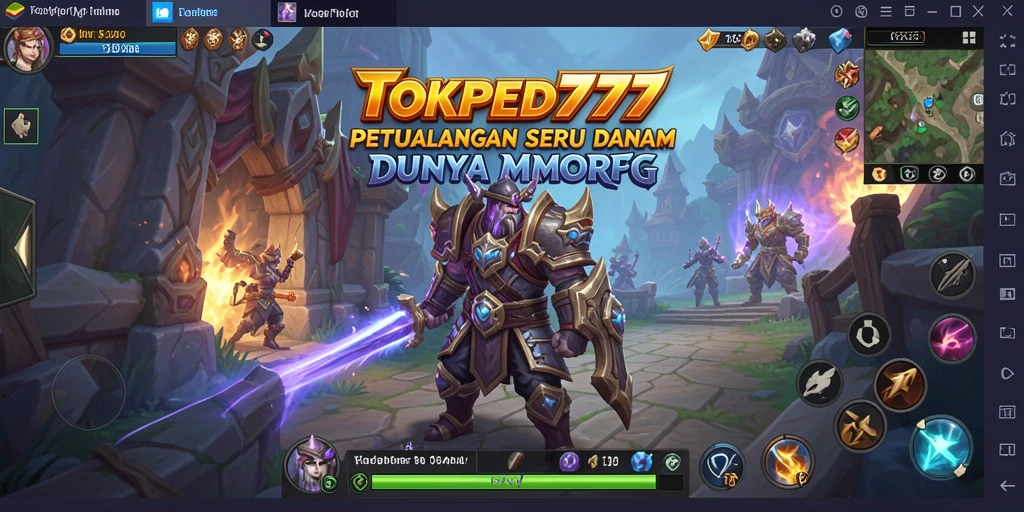 Gameplay aksi seru di dunia fantasi TOKPED777.